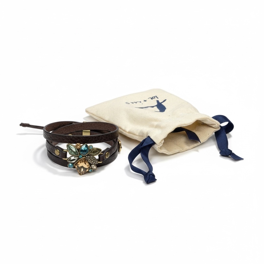 Chloe + Isabel Sunset on the Seine
Leather Wrap Bracelet